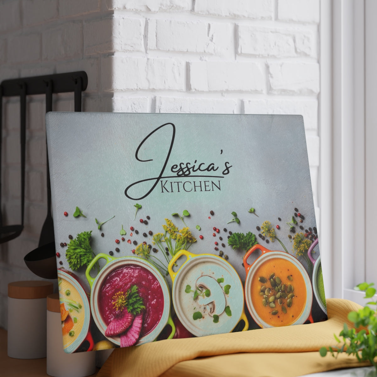 Soup Personalized Cutting Board