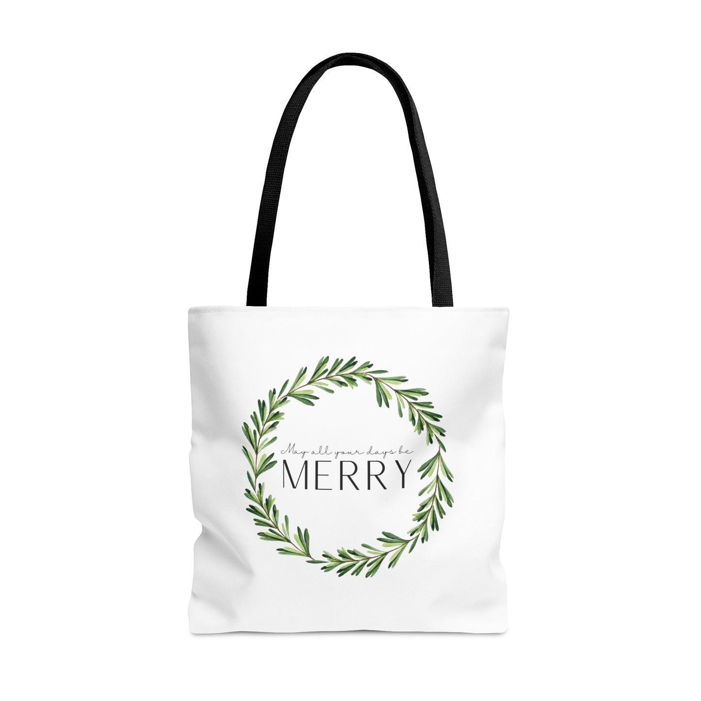 Christmas Wreath- 1 Print Tote Bag