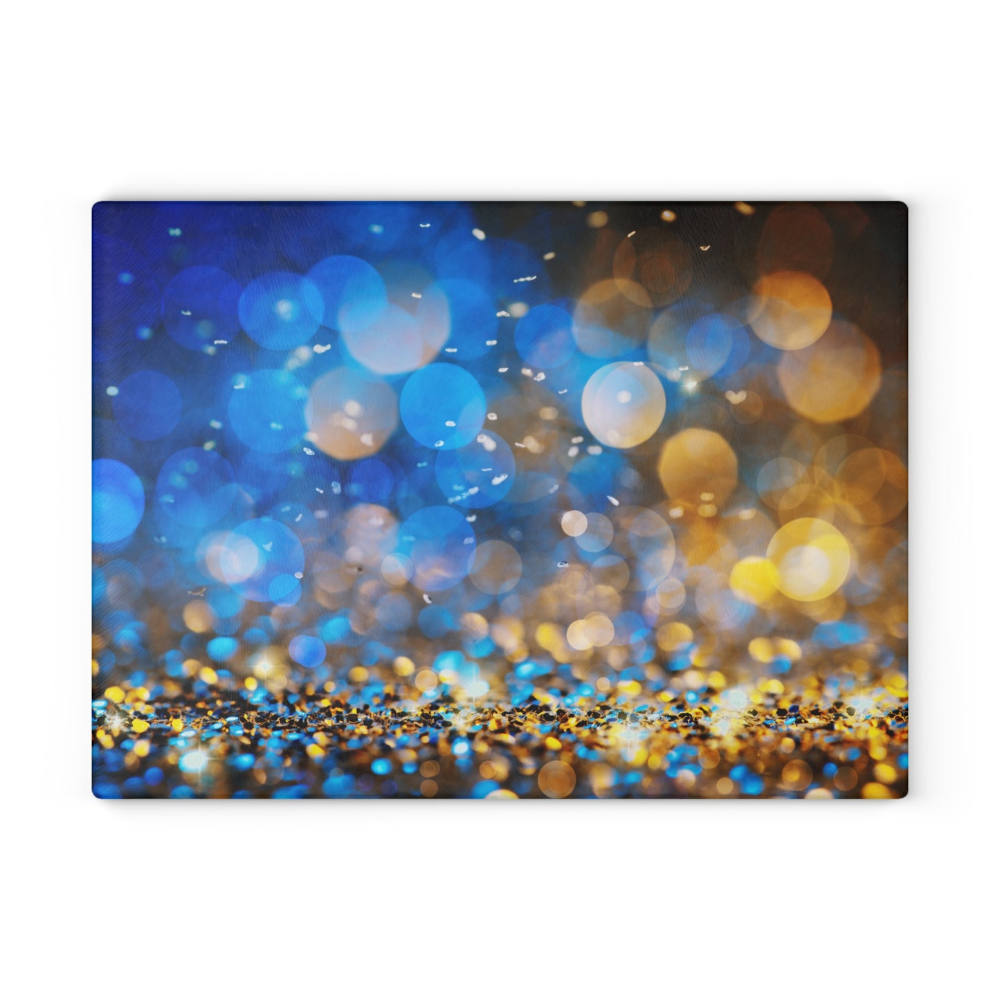 Blue and Gold Christmas Serving Board