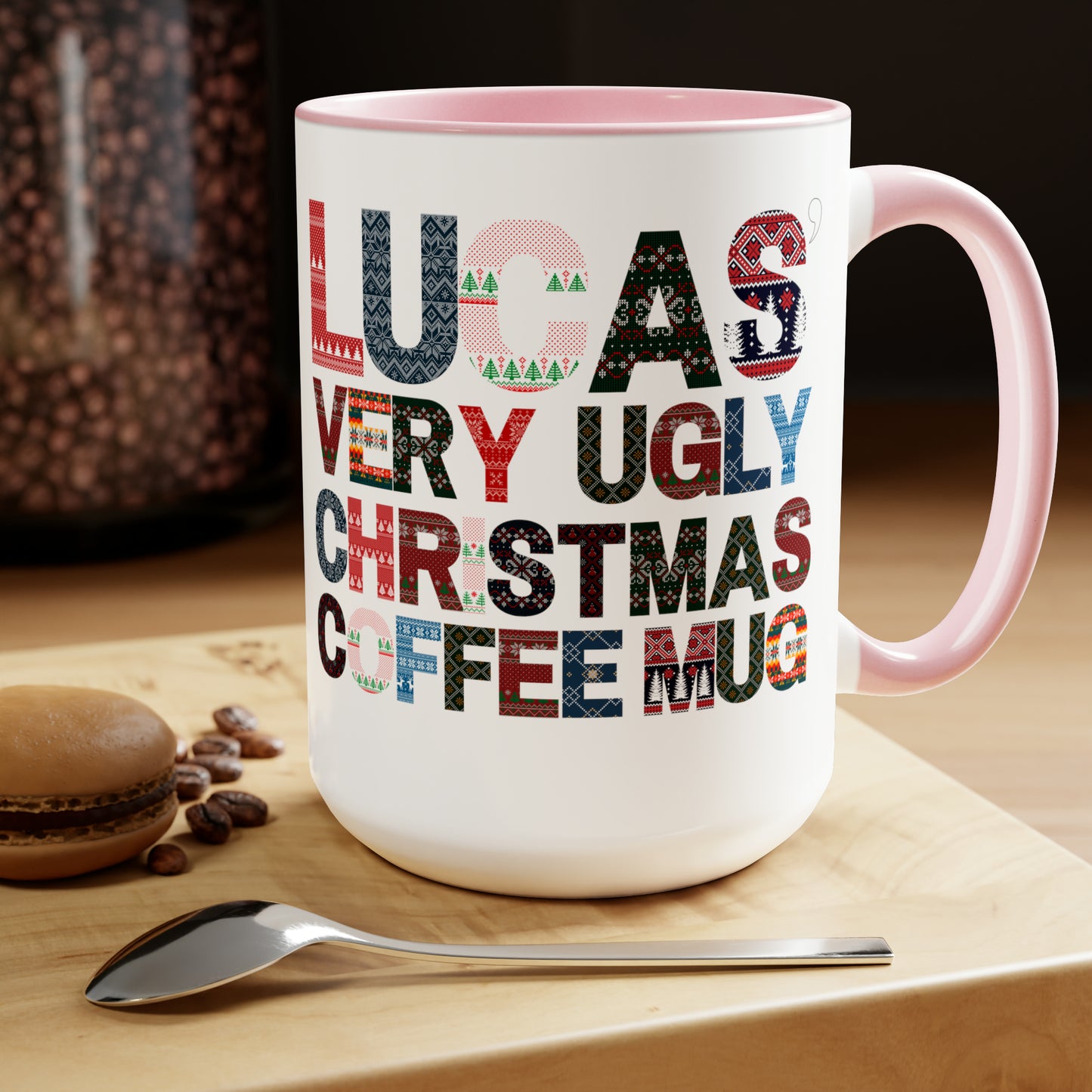 Very Ugly Christmas Sweater Personalized 15oz Mug