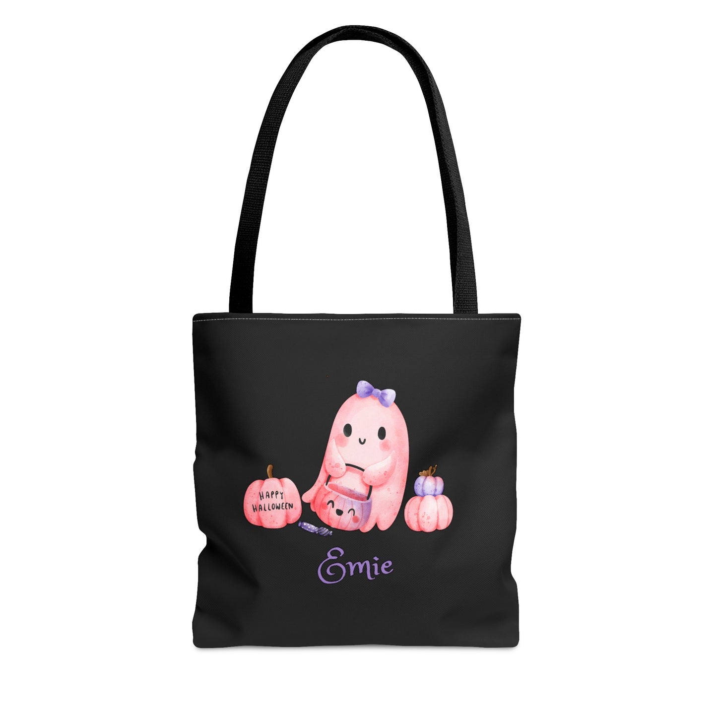 Pink Ghost Personalized Halloween Bag