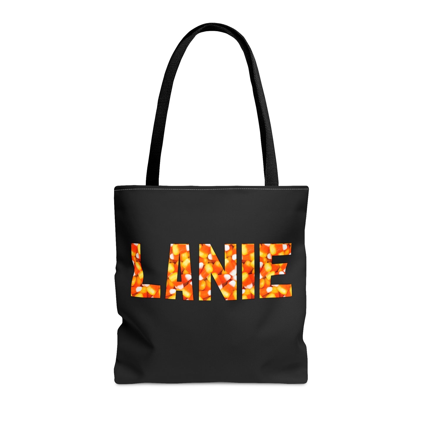 Candy Corn Letters Personalized Halloween Bag