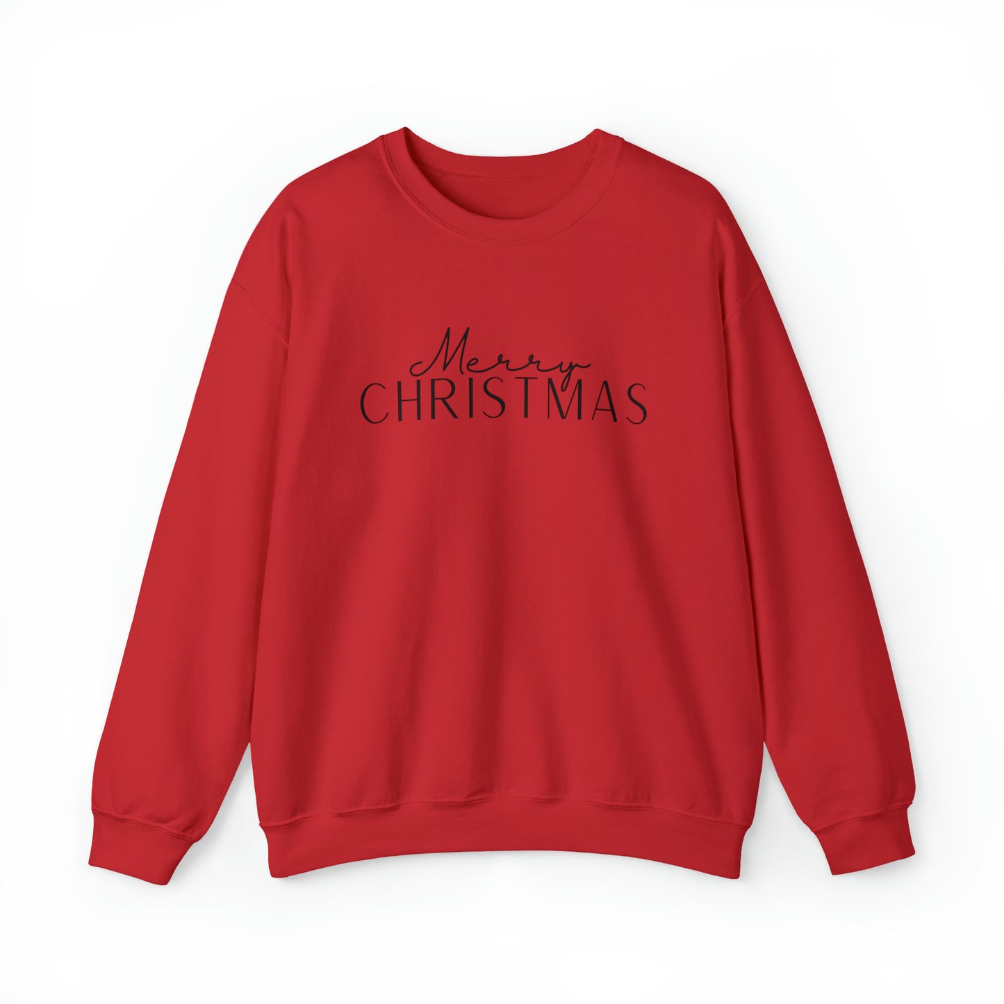 Merry Christmas Sweatshirt, Simple Text