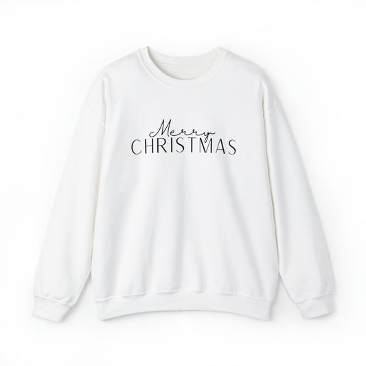 Merry Christmas Sweatshirt, Simple Text