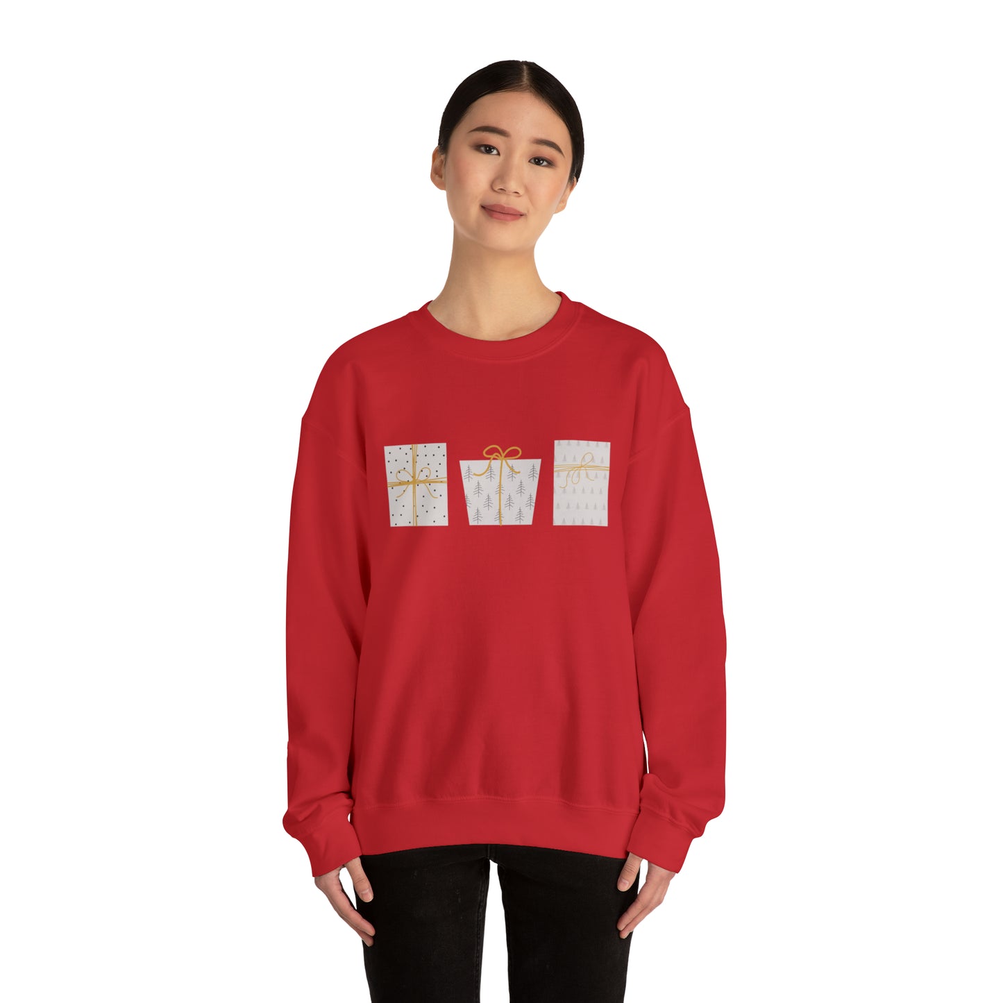 Christmas Sweatshirt with Simple Presents