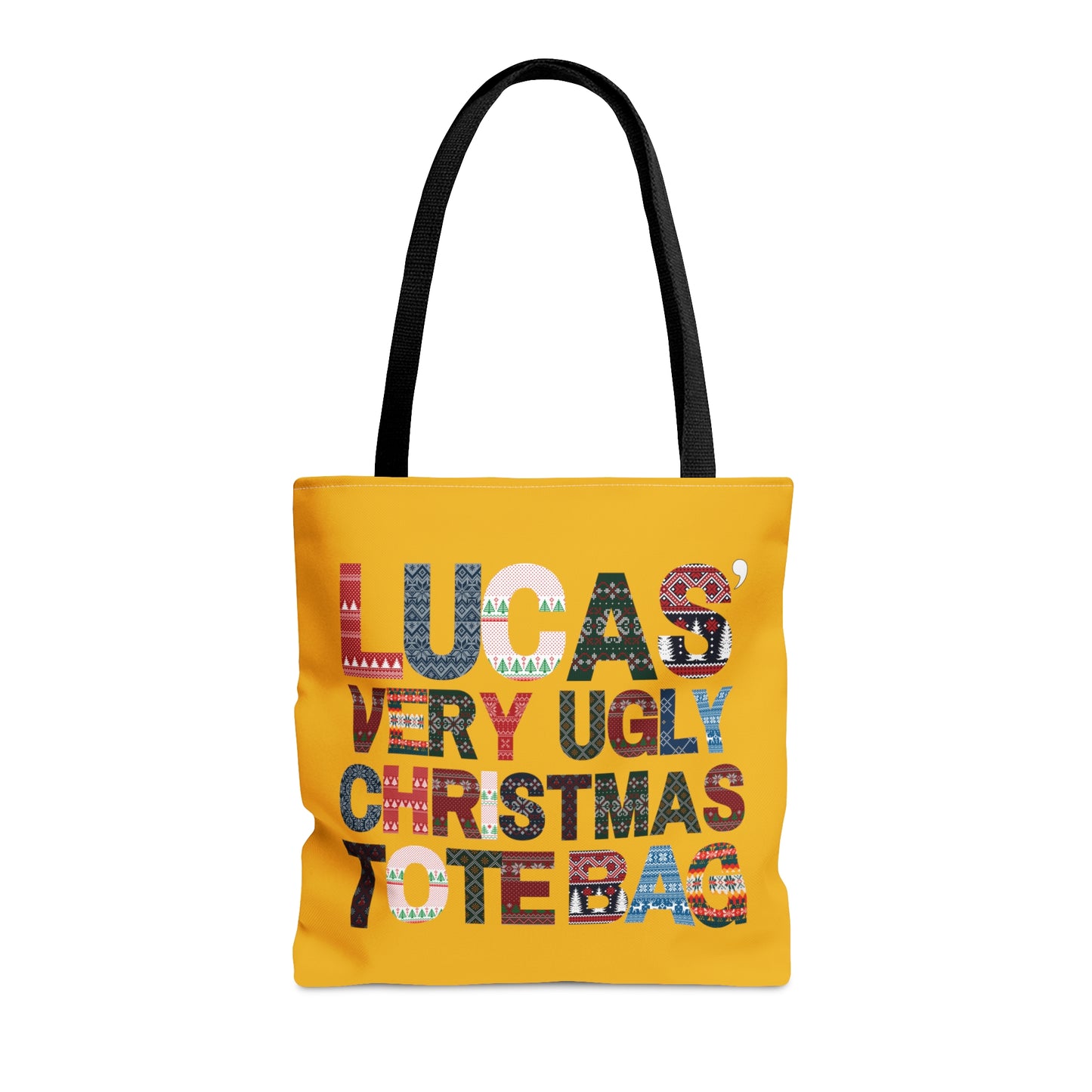 Very Ugly Christmas Sweater Personalized Tote Bag