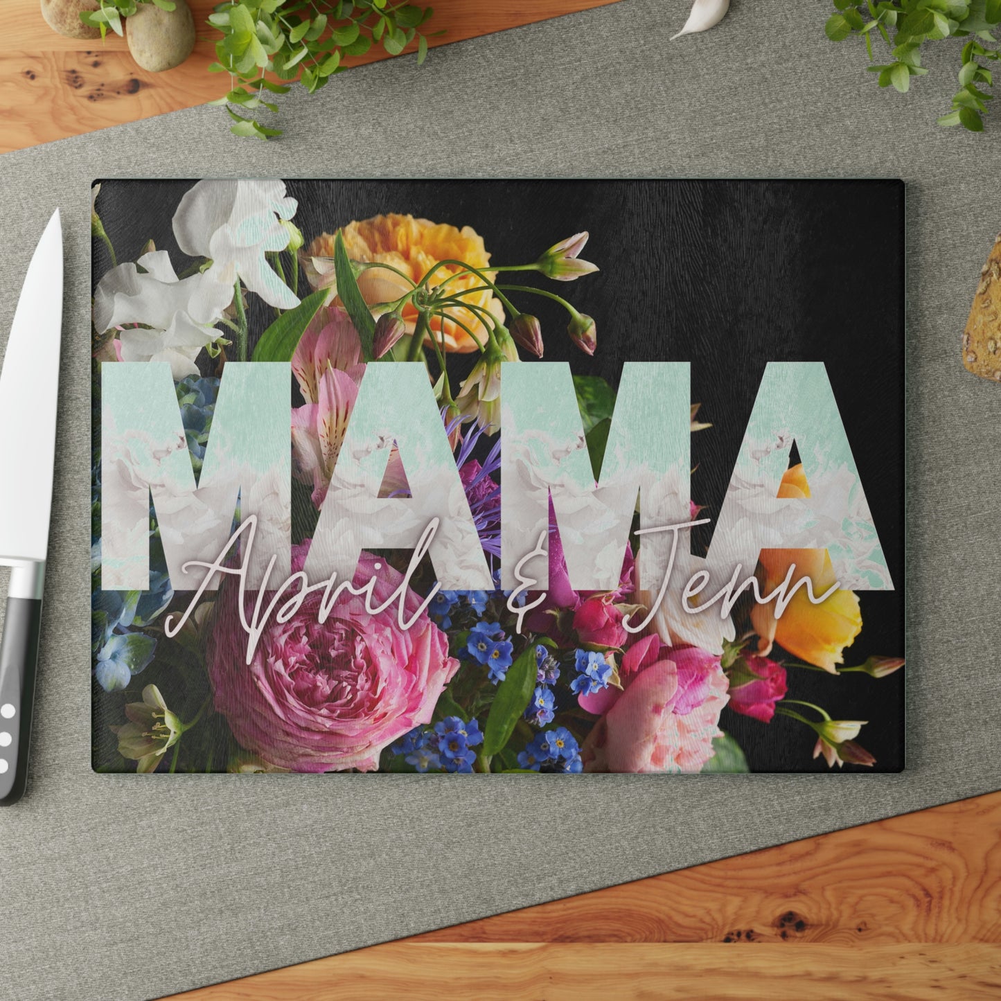 "Mama" Mother's Gift Personalized Serving Board