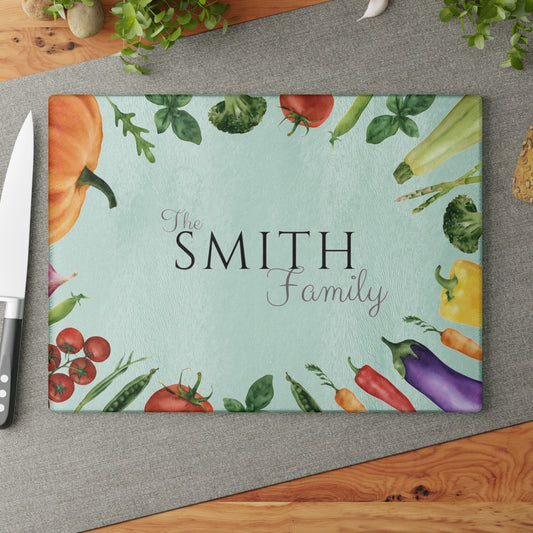 Vegetable Personalized Cutting Board
