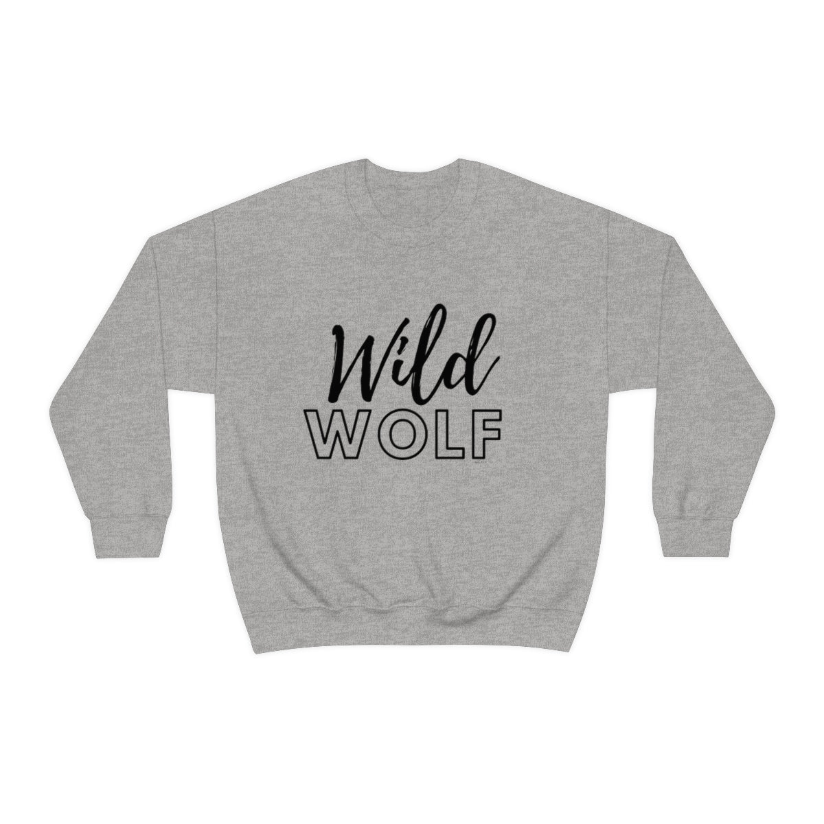 Wild Wolf Crewneck Sweatshirt, Animal Shirt