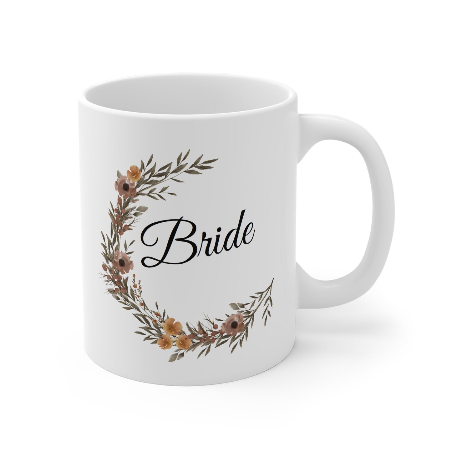 Personalized Retro Bridal Mug