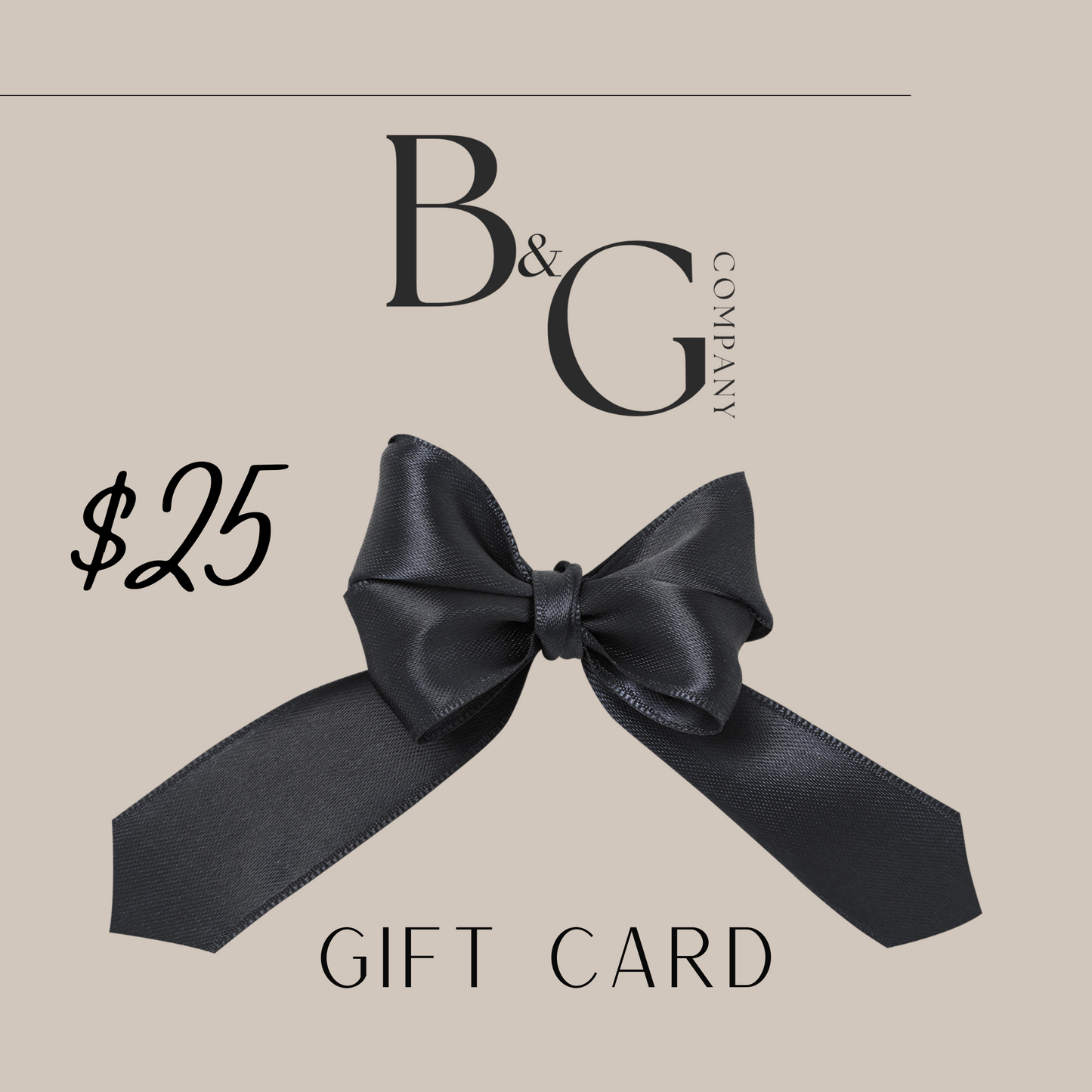 B&G Co. Gift Card
