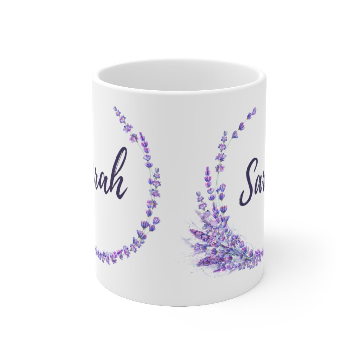 Personalized Lilac Ceramic 11oz Mug